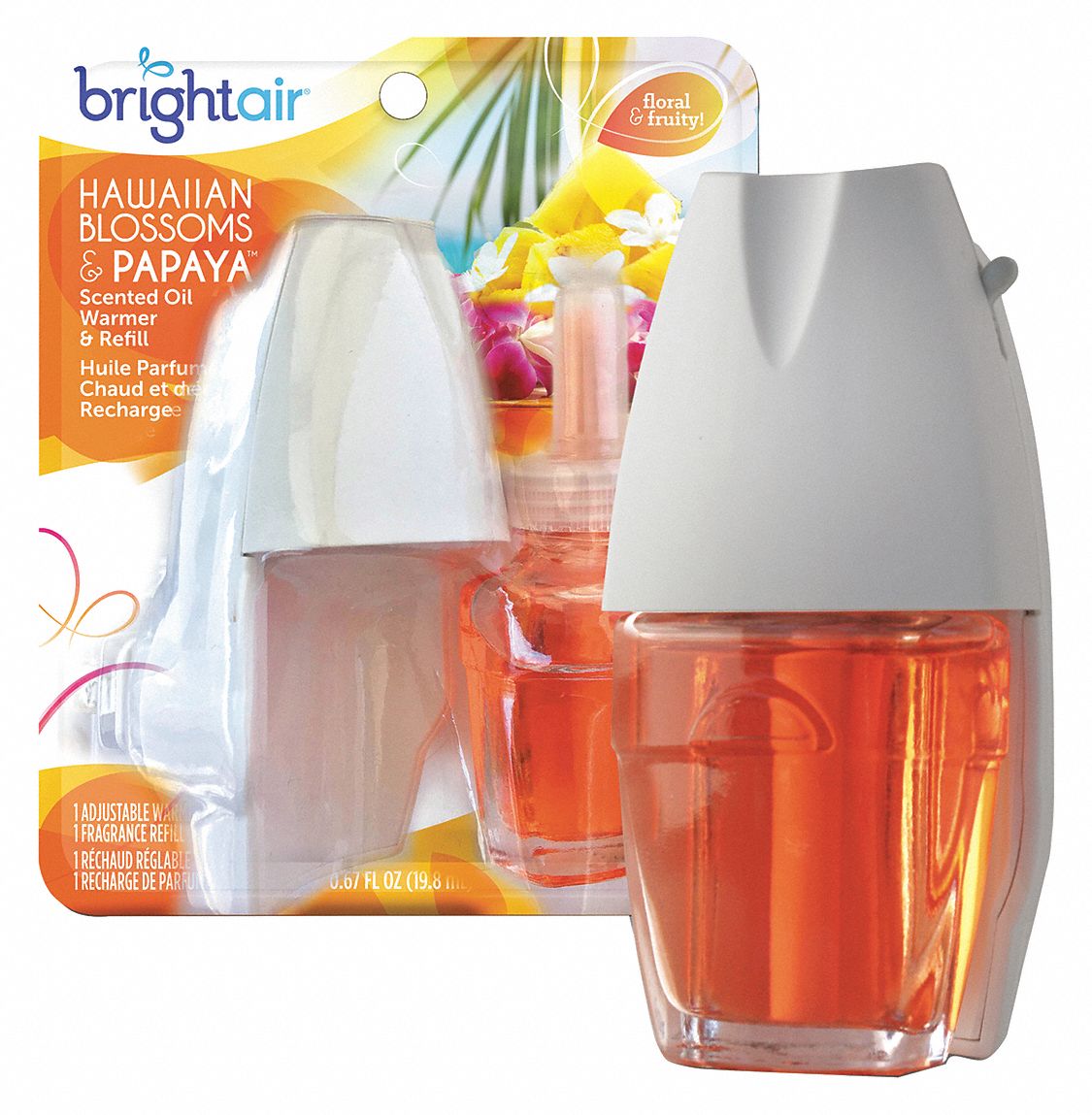 Air Freshener Dispenser Kit: BRIGHT Air, Plug In, Dispenser/Refill Combos, Bottle, 8 PK