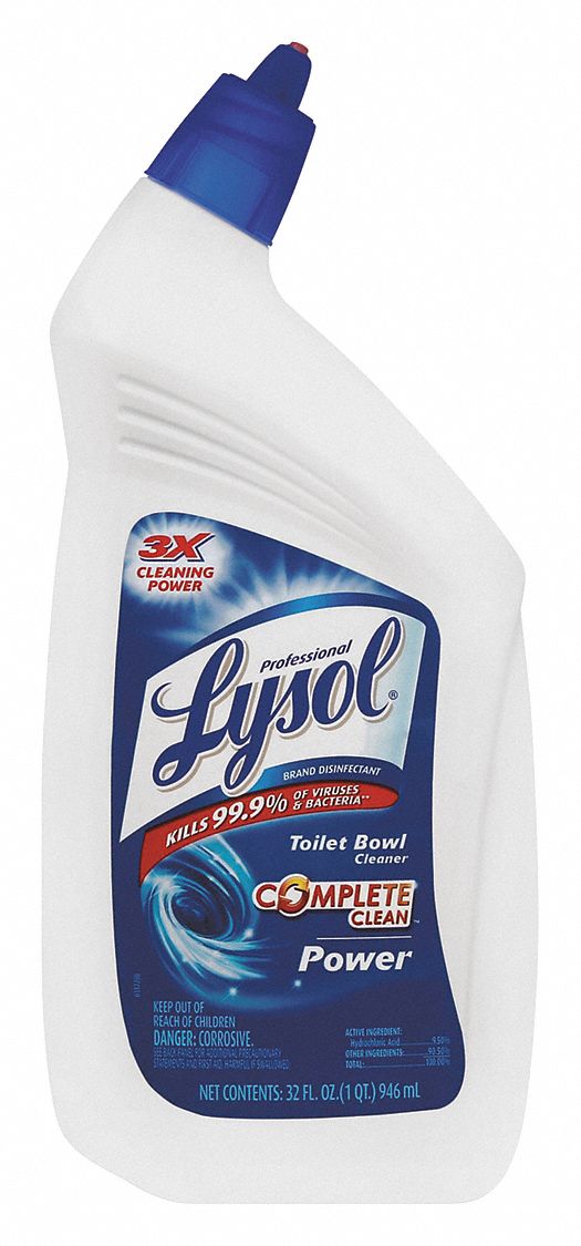 LYSOL Toilet Bowl Cleaner, 32 oz Cleaner Container Size, Bottle Cleaner