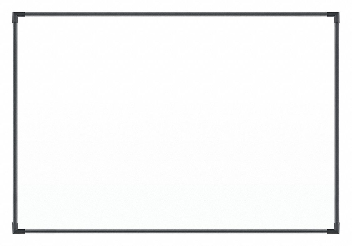 Wall Mounted, 24 in Dry Erase Ht, Dry Erase Board 49RM612028B Grainger