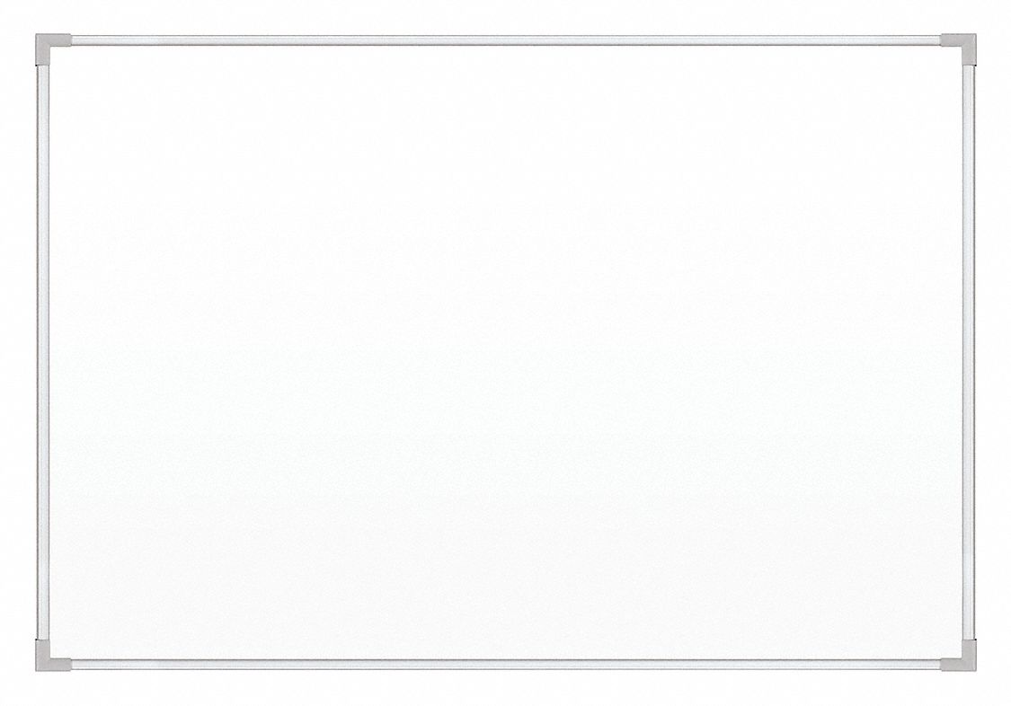 BESTRITE GlossFinish Porcelain Dry Erase Board, Wall Mounted, 24 inH