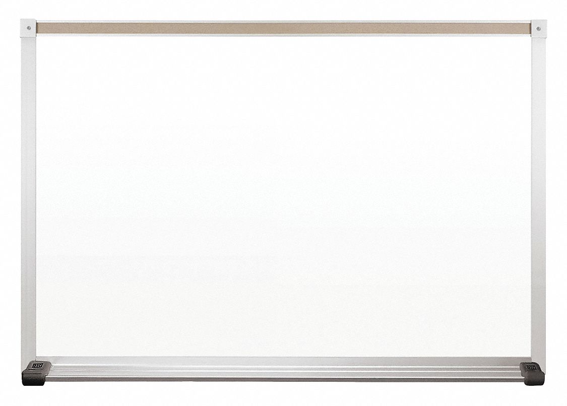 BESTRITE GlossFinish Plastic Dry Erase Board, Wall Mounted, 24 inH x