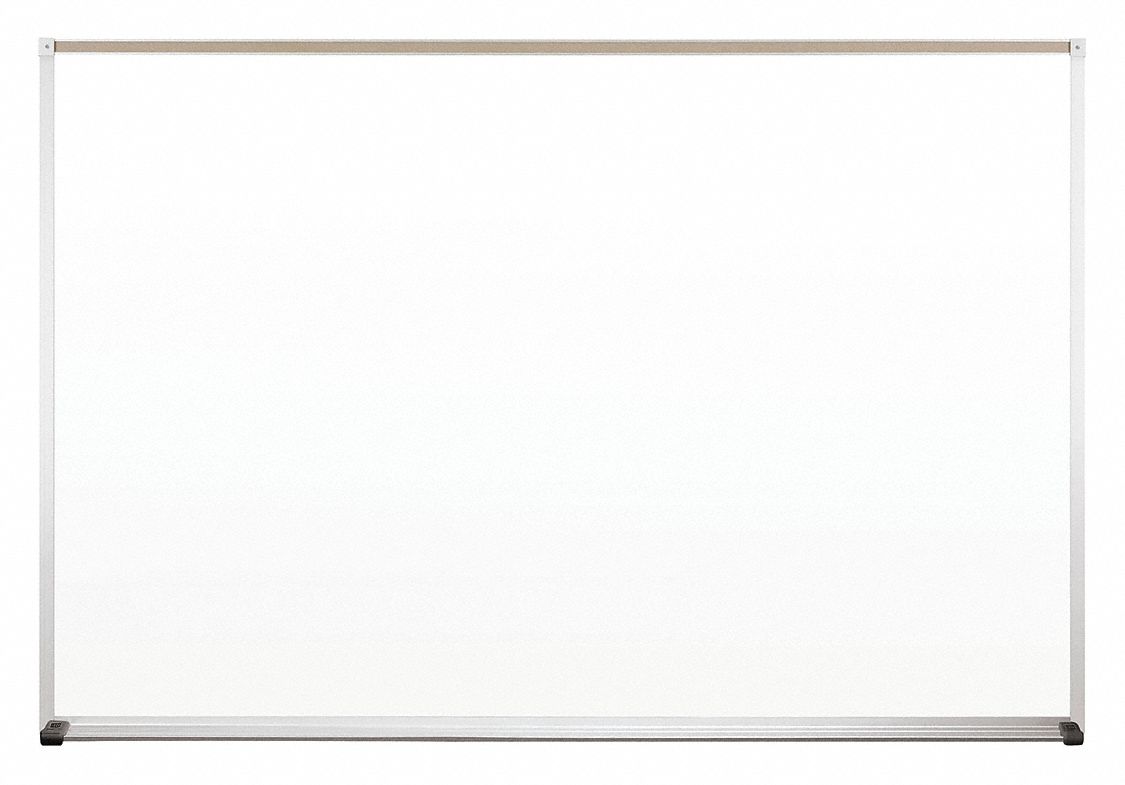 DRY ERASE BOARD,WHITE,48 IN H,72 IN WD