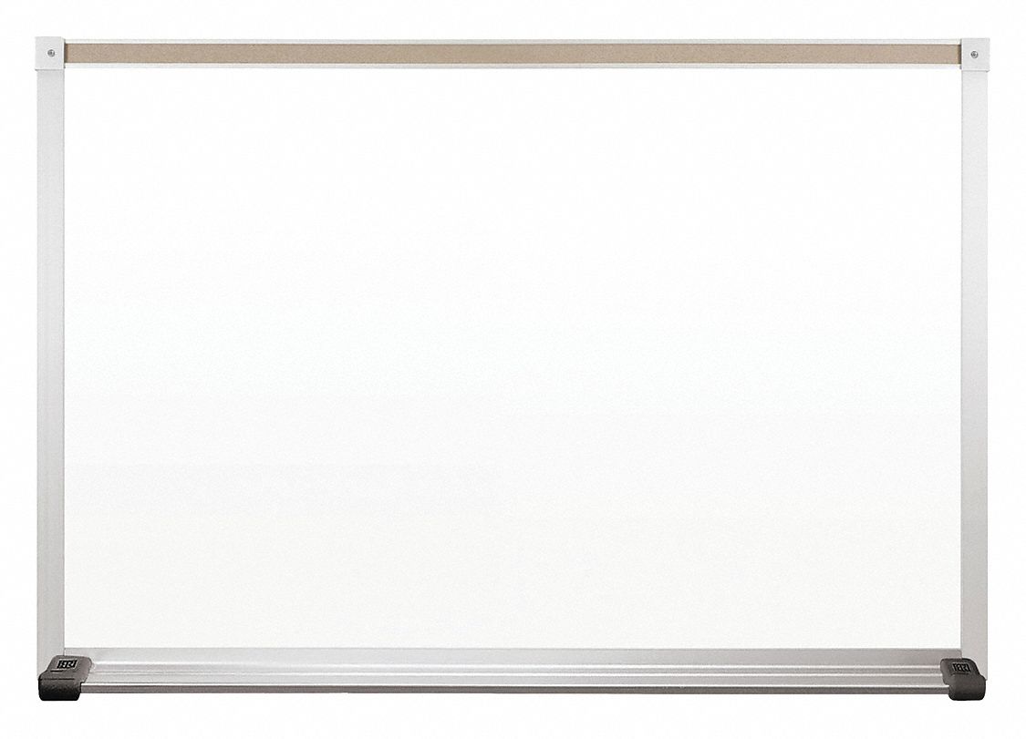 BESTRITE GlossFinish Steel Dry Erase Board, Wall Mounted, 24 inH x 36