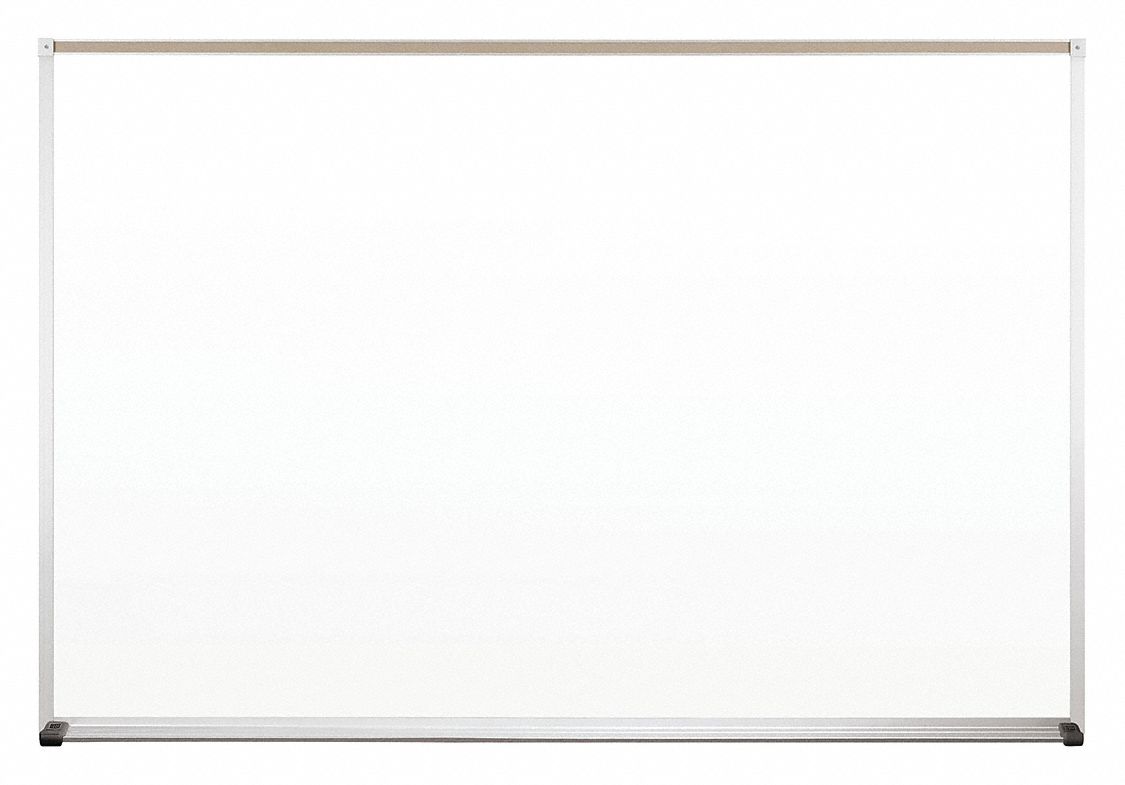 DRY ERASE BOARD,WHITE,48 IN H,72 IN WD