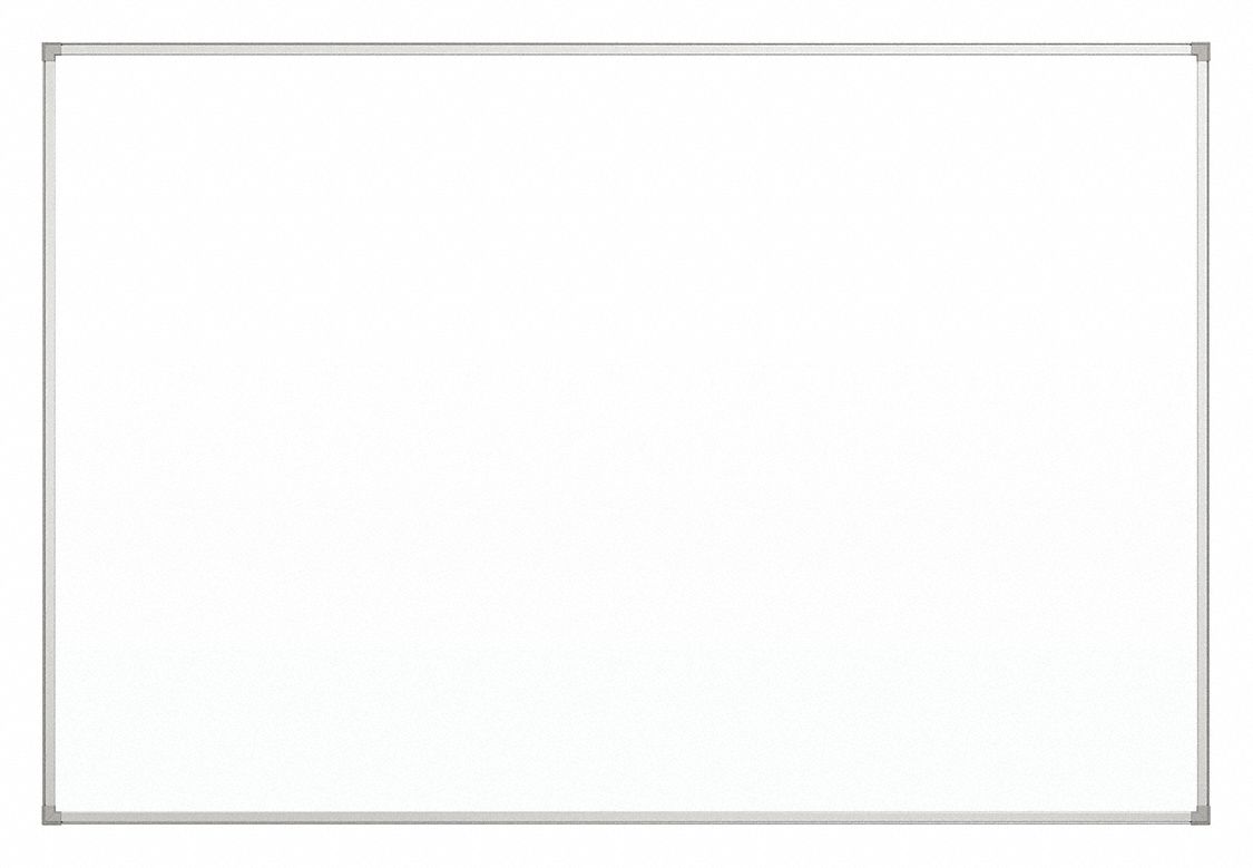 DRY ERASE BOARD,WHITE,48 IN H,72 IN WD