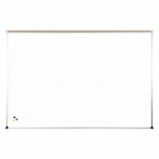 BESTRITE Dry Erase Board Wall Mounted, 48 in Dry Erase Ht, 72 in Dry