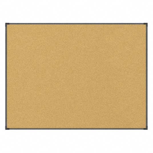BESTRITE, 36 in Ht, 48 in Wd, Bulletin Board 49RN133018C Grainger