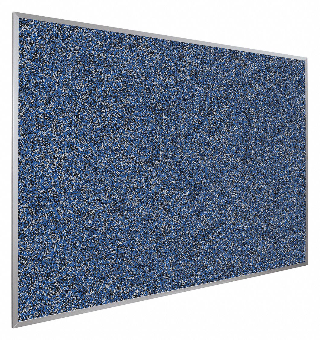 BESTRITE PushPin Bulletin Board, Recycled Rubber, 18 inH x 24 inW