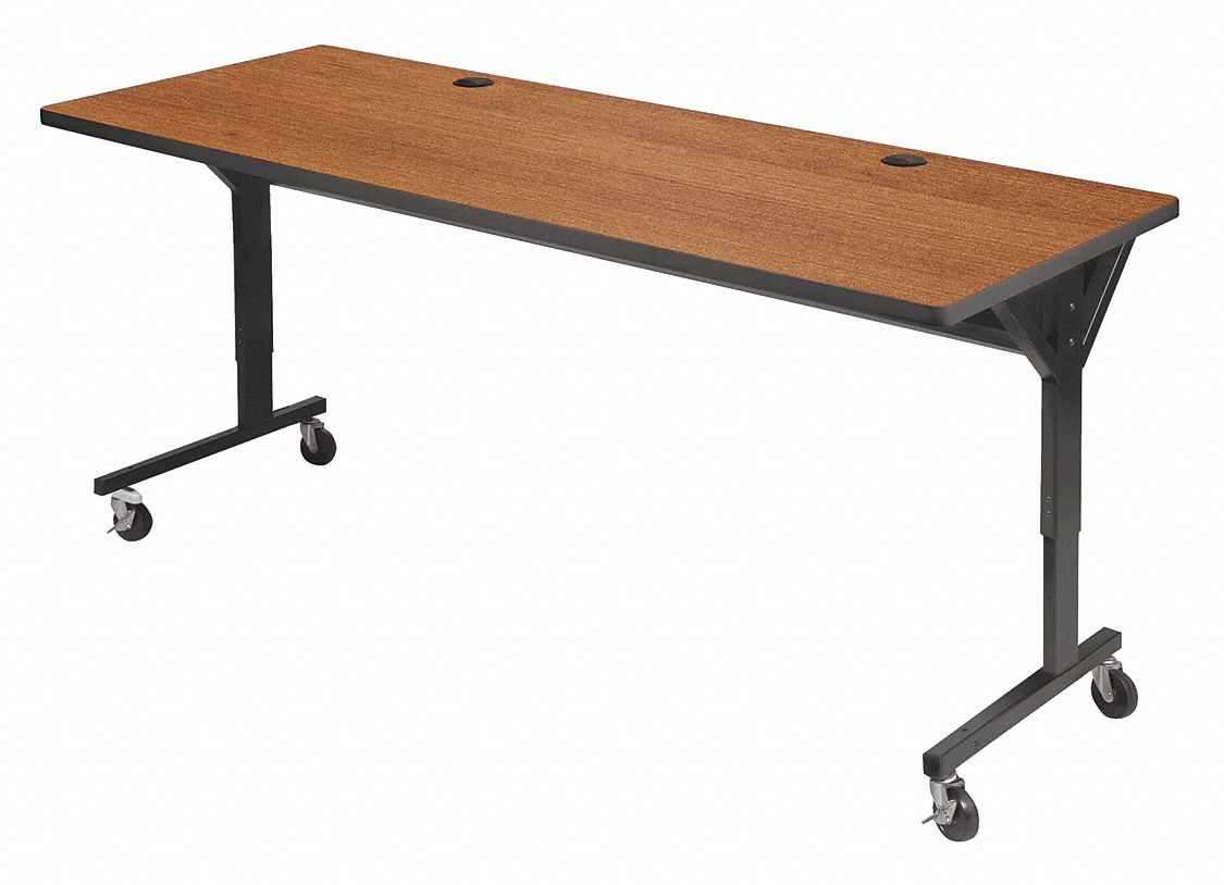 BALT Mobile Training Table 72 in Wd, 30 in Dp, 26 in to 34 in Ht