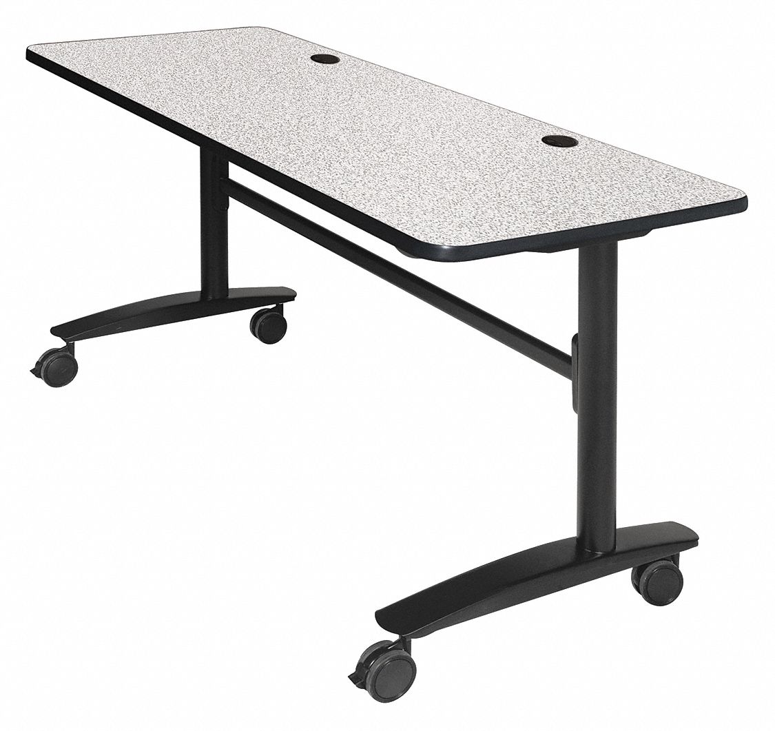 BALT, 60 in Wd, 24 in Dp, Mobile Flip Training Table - 49RP38|90066 ...