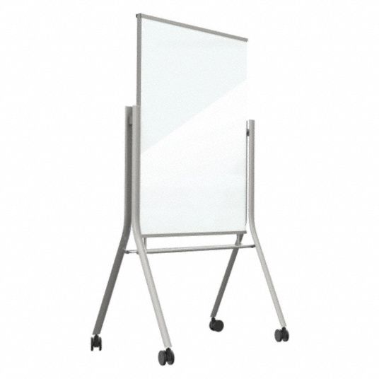 Mobile/Casters, 69 19/64 in Dry Erase Ht, Dry Erase Board 49RP83