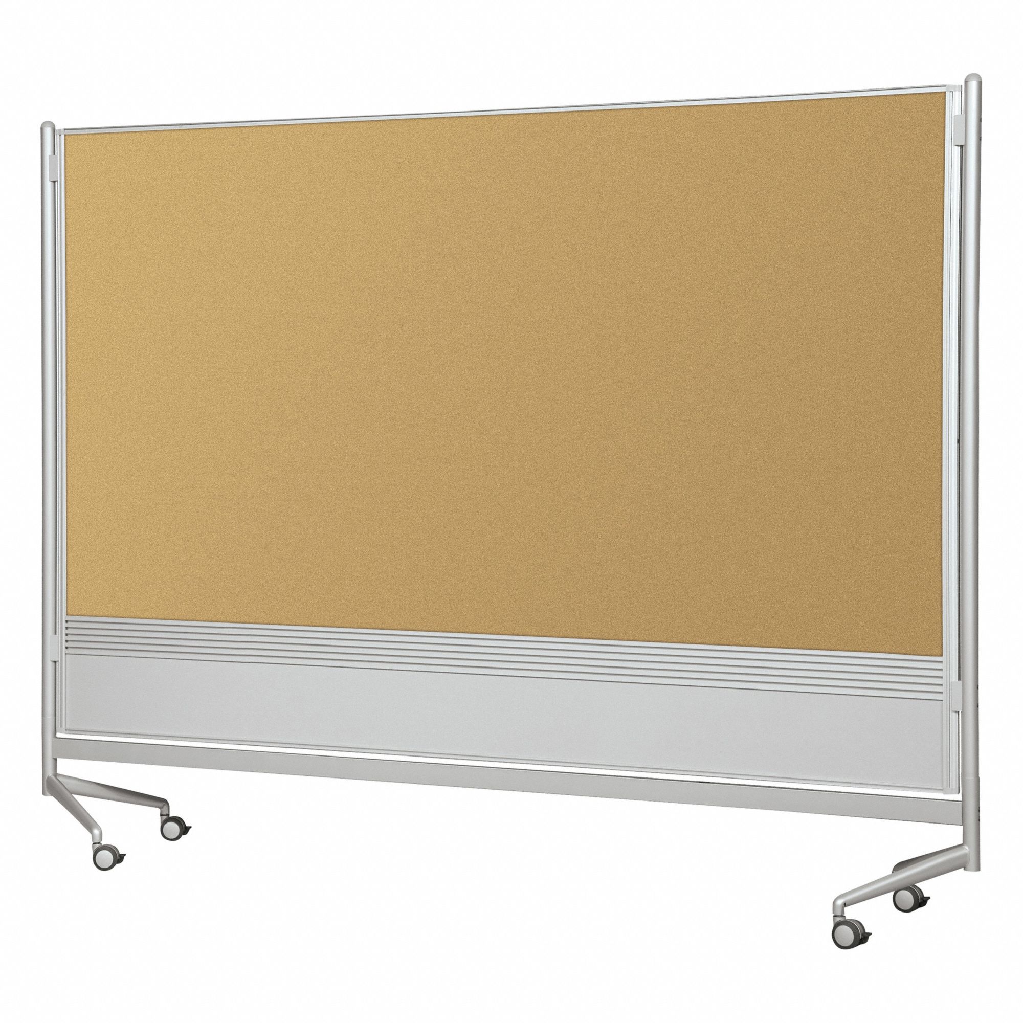 BESTRITE Dry Erase Room Divider Cork, 72 in Dry Erase Ht, 96 in Dry