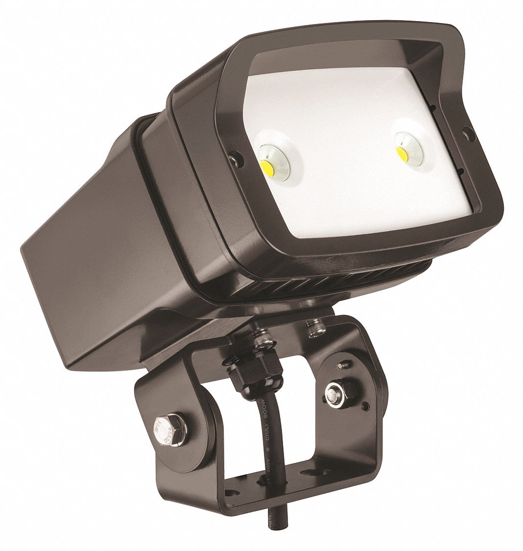 Floodlight, LED, Fixture Mounting Location Universal, Yoke Mount Type ...