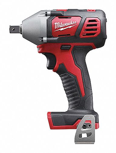 IMPACT WRENCH, CORDLESS, 18V, 1.5/3 AH, T-HANDLE, ½ IN DETENT PIN, STANDARD, 183 FT-LB