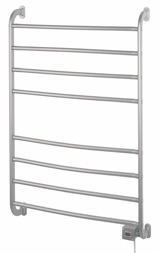 Towel Warmer: WR-HSKS, Wall Mount, 40 in x 24 in x 6 in, 24 in Bar Wd, Metal