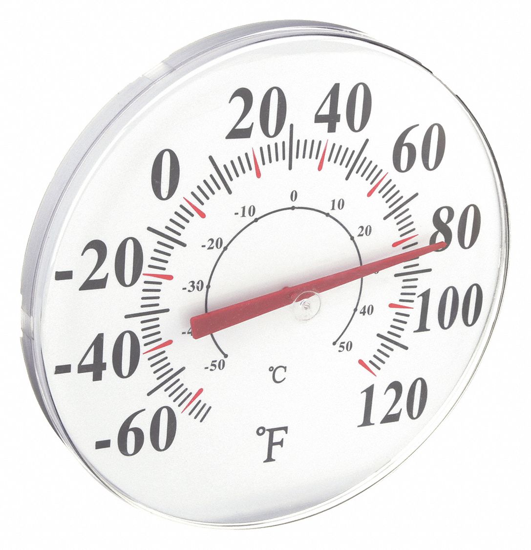 ANALOG THERMOMETER,-60-120 DEGREE F