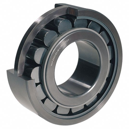 SKF Cylindrical Roller Bearing: 317, 85 mm Bore, 180 mm OD, 41 mm Overall  Wd, Cylindrical, Brass