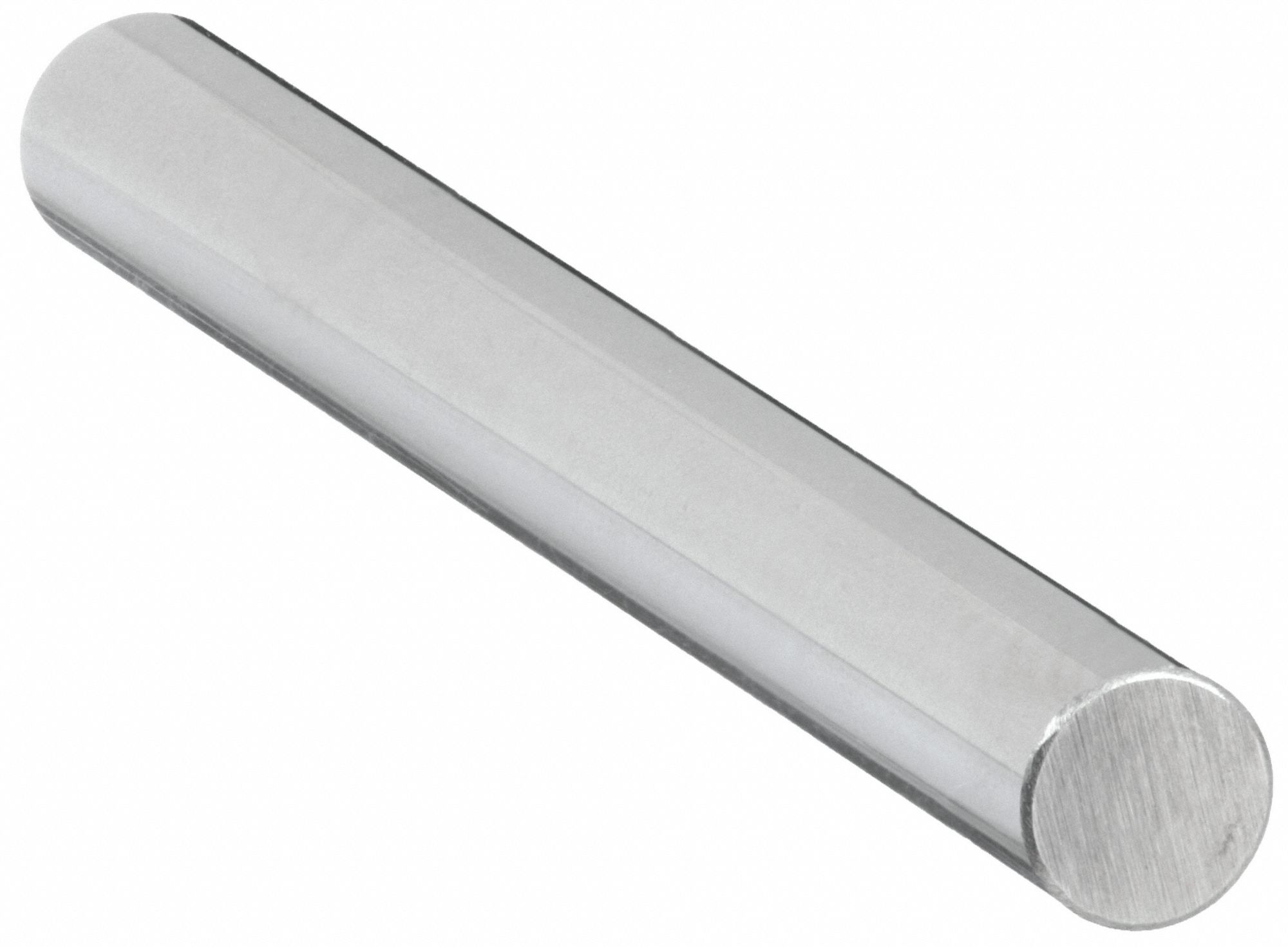 Class X No-Go Pin Gauge: 0.1870 in Dia, 0.00004 in Tolerance, 2 in, Uncoated Steel