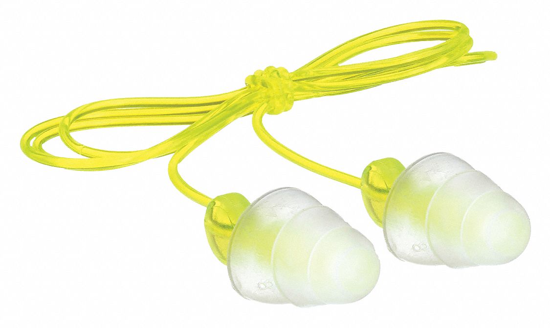 3m Ear Plugs Corded Flanged 26db Pk5 49u060vp P3000 Grainger