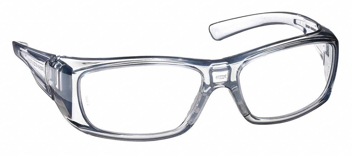 LUNETTES DE LECTURE DE SÉCURITÉ, MONTURE INTÉGRALE, ENVELOPPANTE, NYLON/PC, ANTIRAYURES, GR/TRSP, +1,50