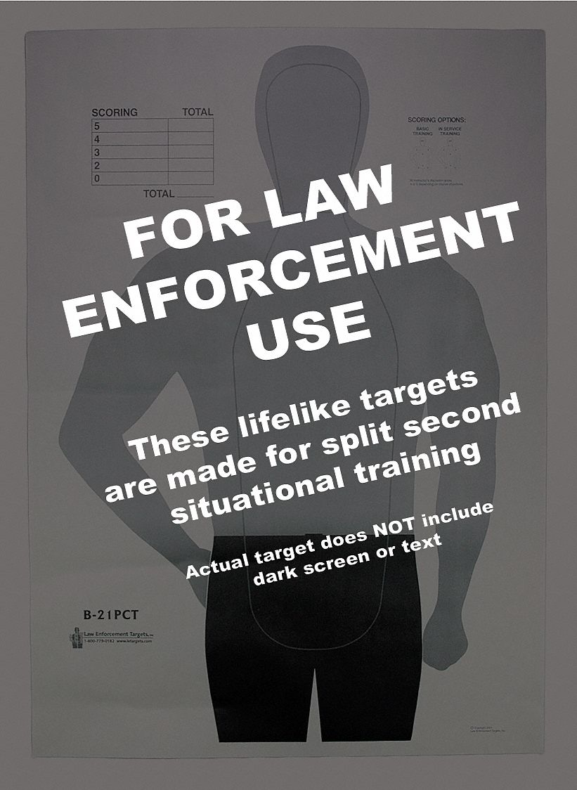 Kentucky/IRS Silhouette Target, PK100