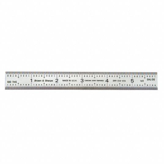 Ruler Metal Straight Edge Ruler Stainless Steel Ruler 6 Inch Ruler Set  Rulers Bulk 6 Pack - Yahoo Shopping