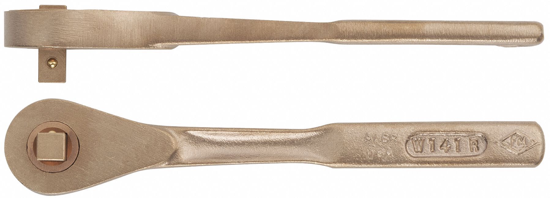 HAND RATCHET, 5 IN, NATURAL, 1/4 IN