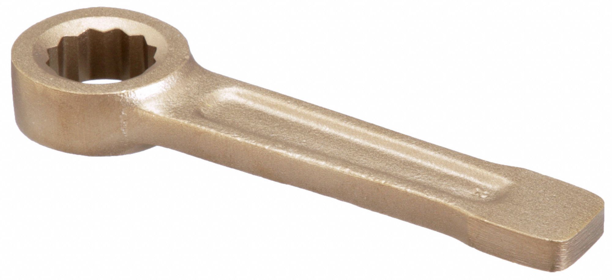 STRIKING WRENCH, ALUMINUM/BRONZE, NATURAL, 24 MM HEAD SIZE, 6 IN OVERALL L, ¾ IN HEAD THICK
