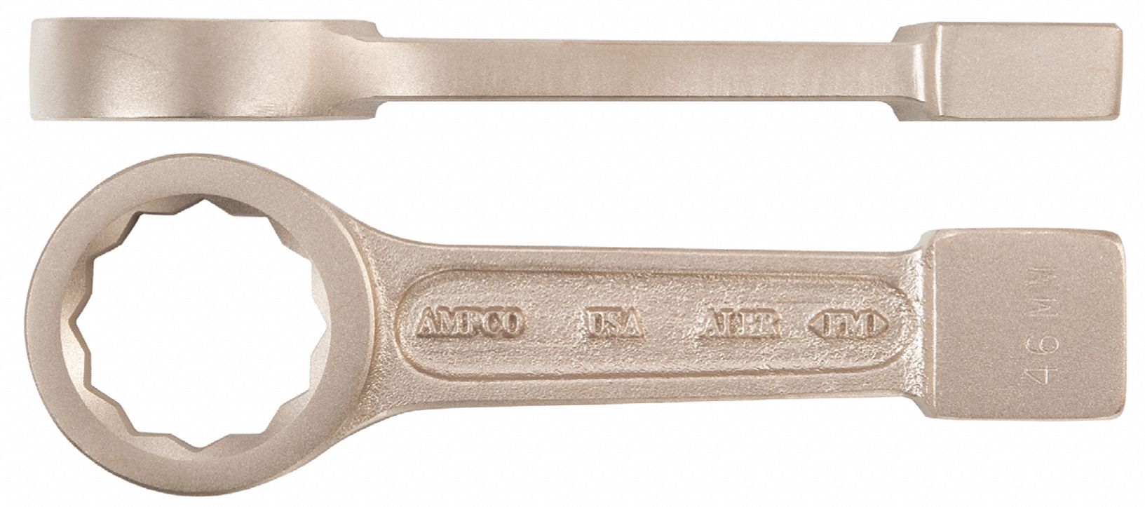 AMPCO Striking Wrench, Aluminum, Bronze, Natural, Head Size 35 mm