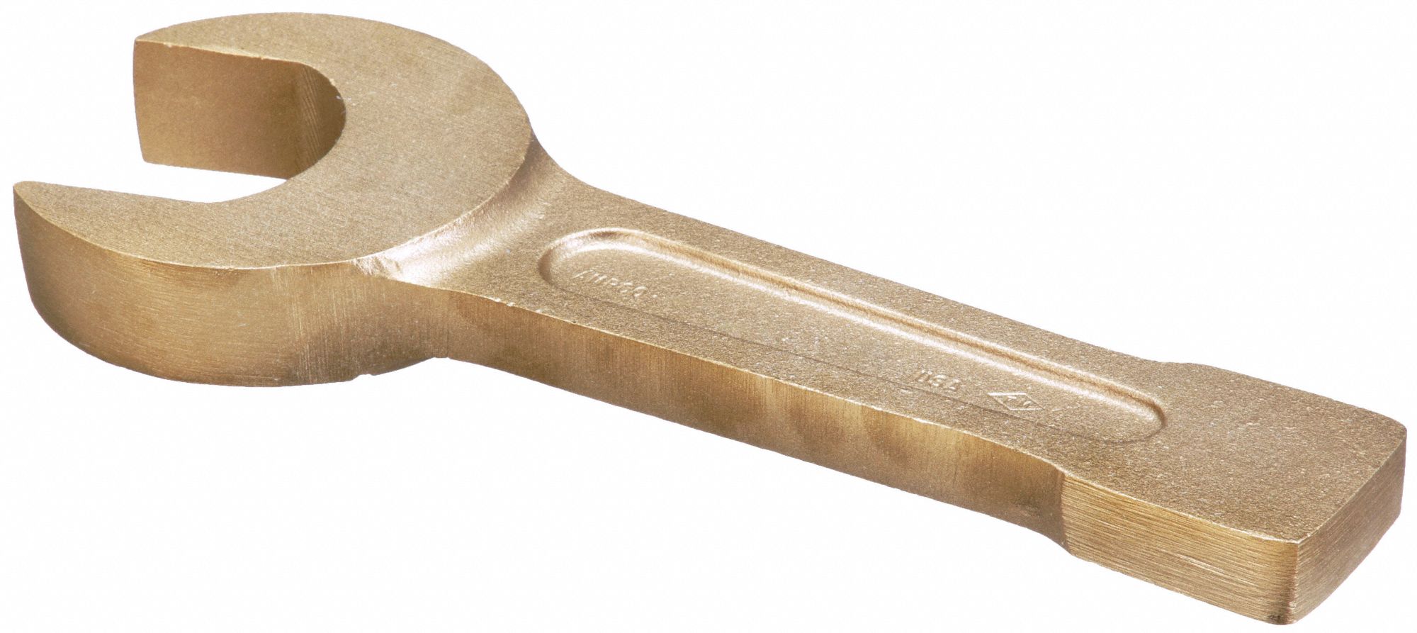 Striking Wrench: Aluminum/Bronze, Natural, 15/16 in Head Size, 8 in Overall Lg