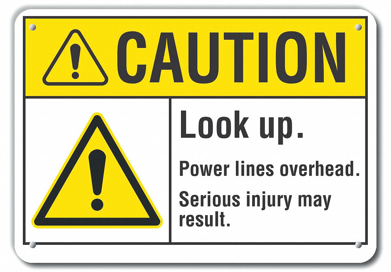 Reflective  Electrical Hazard Caution Sign: Aluminum, Mounting Holes Sign Mounting, Engineer Grade