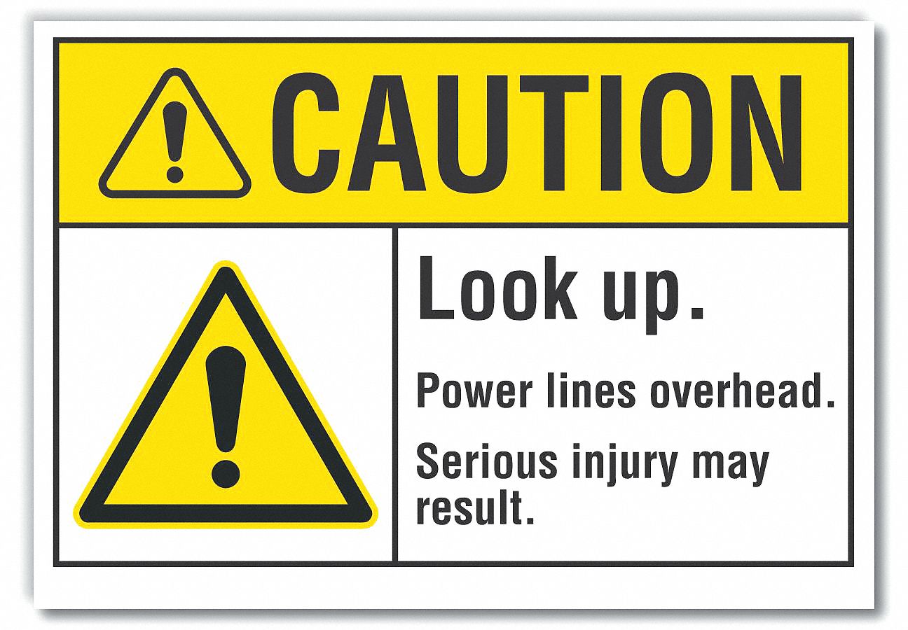  Electrical Hazard Caution Reflective Label: Reflective Sheeting, Adhesive Sign Mounting, Caution