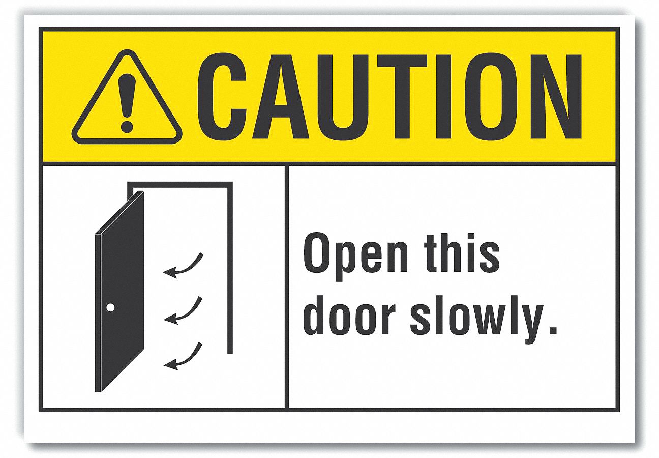 PANNEAU AVERT,VINYLE AUTOADHESIF,5 PO H