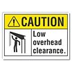Caution: Low Overhead Clearance. Signs image