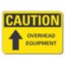 Caution: Overhead Equipment Signs