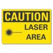 Caution: Laser Area Signs