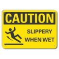 Wet & Slippery Floor Signs