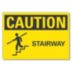 Caution: Stairway Signs