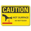 Caution: Hot Surface Do Not Touch Signs