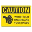 Caution: Watch Your Fingers And Your Hands Signs