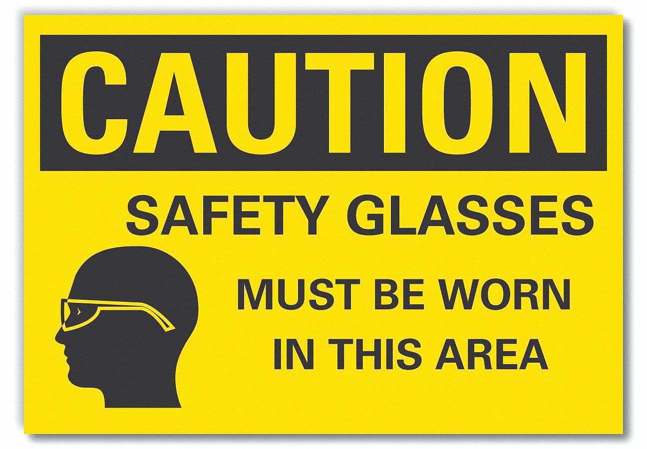  Eye  Caution Reflective Label: Reflective Sheeting, Adhesive Sign Mounting, Engineer Grade, Caution