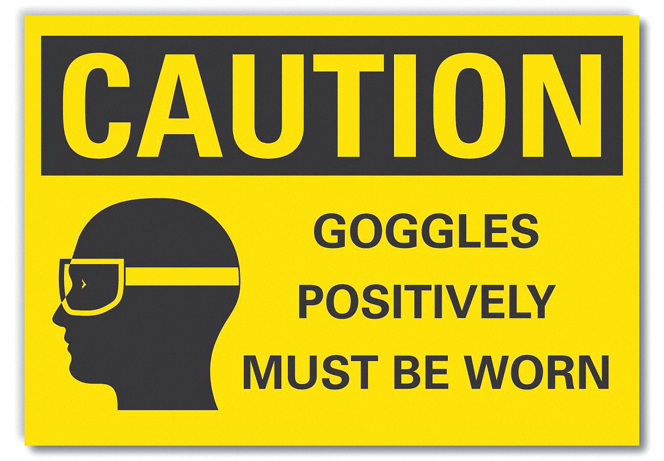  Eye  Caution Reflective Label: Reflective Sheeting, Adhesive Sign Mounting, Engineer Grade, Caution