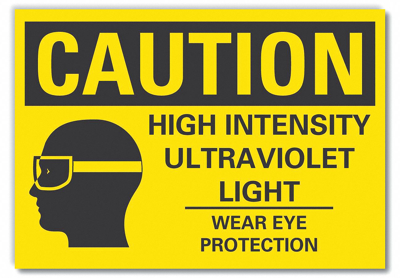  Eye  Caution Reflective Label: Reflective Sheeting, Adhesive Sign Mounting, Engineer Grade, Caution