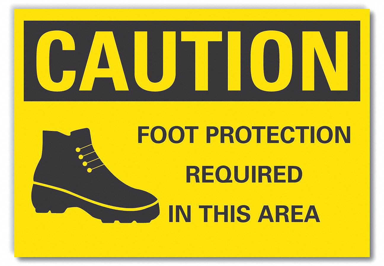  Foot  Caution Reflective Label: Reflective Sheeting, Adhesive Sign Mounting, Engineer Grade, Wall