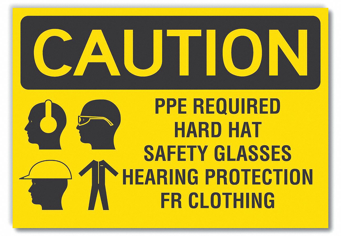 Reflective Sheeting, Adhesive Sign Mounting, Ppe Caution Reflective