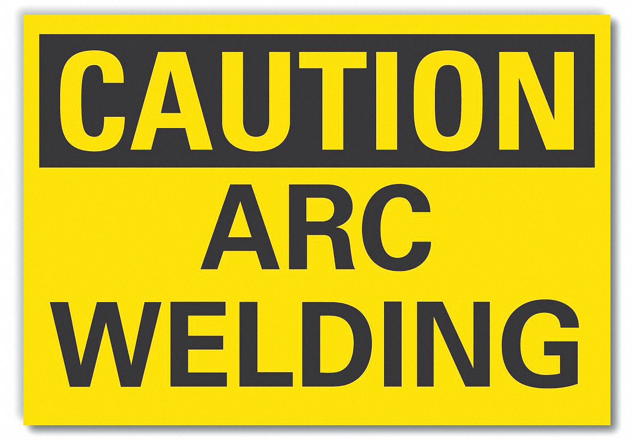  Welding Caution Reflective Label: Reflective Sheeting, Adhesive Sign Mounting, Engineer Grade