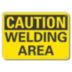 Caution: Welding Area Signs