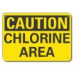 Caution: Chlorine Area Signs