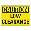 Caution: Low Clearance Signs image