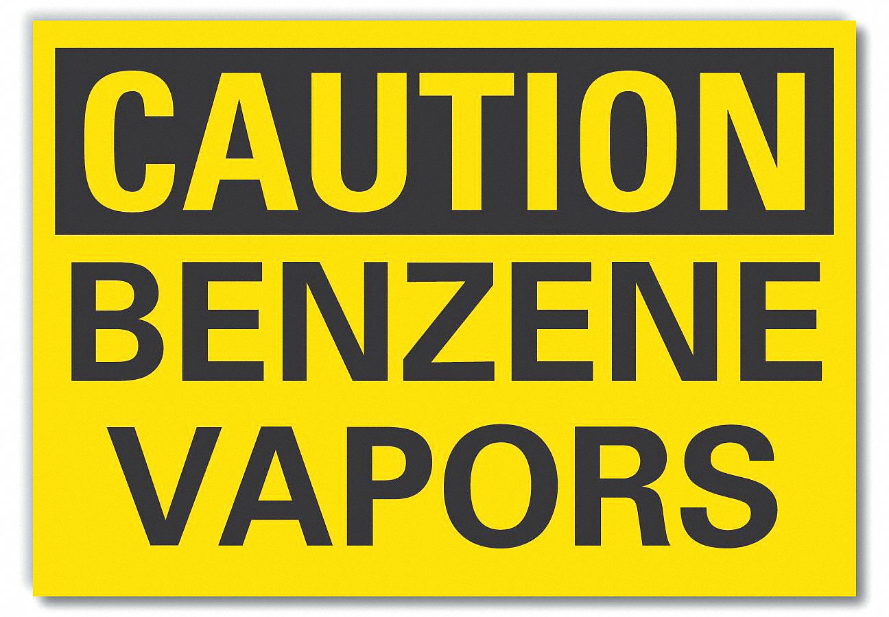  Benzene Caution Reflective Label: Reflective Sheeting, Adhesive Sign Mounting, Engineer Grade